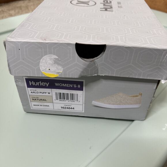 Hurley Women's Arlo Puff Flats in Natural - Picture 5 of 8